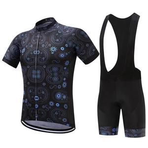 Conjunto de Jersey de Ciclismo Transpirable Unisex con Logotipo Personalizado, Uniformes de Ciclismo Personalizables, Pantalones con Tirantes, Sostenibles, 100% Poliéster, Resistentes al Viento, de Secado Rápido - Product Image 4