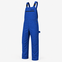Salopette en sergé de coton personnalisable pour homme, haute visibilité, respirante, coutures robustes, poches utilitaires, genoux renforcés
