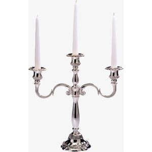 Elegant Metal Candelabra Multi Arm <b>Tall</b> Candle Holder Decorative Silver Finish Heavy Duty Hotel Banquet <b>Table</b> Decor Candle Stand - Product Image 1