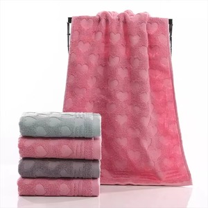 Ensemble de serviettes de bain 100% coton, rectangulaires, tissées, unies, douces, respectueuses de la peau, pour la plage, rose, gris, bleu - Product Image 4
