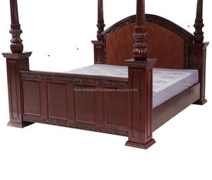 Cadre de lit en bois de luxe avec un design moderne combinant l'artisanat traditionnel pour élever votre espace - Product Image 5