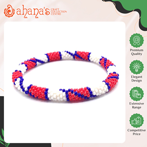 Top Notch Quality Daily Casual Wear High Grade Handmade Crochet Trendy Women's Glass Seed <b>Beads</b> <b>Bracelets</b> Nepal Ahana's B-033 - Product Image 2