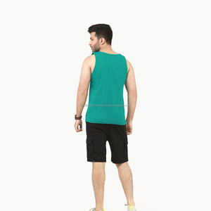 Camiseta sin Mangas para Hombre, Color Sólido, Ropa Deportiva, Ajuste Holgado, Chaleco Deportivo, Ligero, Servicio OEM - Product Image 4
