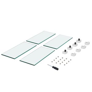 21 X 21 X <b>7</b>.5 Inch Clear Tempered Glass Wind Guard for Square Gas <b>Fire</b> Pit 0.31 Inch Thick Accessory for <b>Fire</b> Tables - Product Image 1