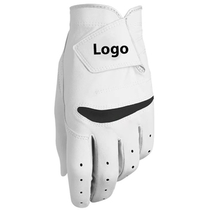 Wholesale Sheepskin Genuine Leather Golf <b>Gloves</b> Custom Logo UV Protection Waterproof Breathable Sports Outdoor Hand Usage - Product Image 2