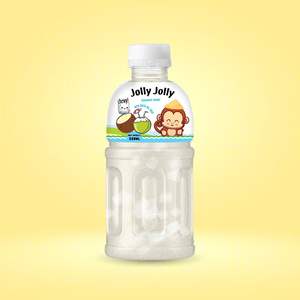 Jolly Jolly Bebida de Jugo de Frutas con Nata de Coco en Botella PET de 320 ml, Múltiples Sabores, OEM ODM, Bebida de Vietnam - Product Image 2