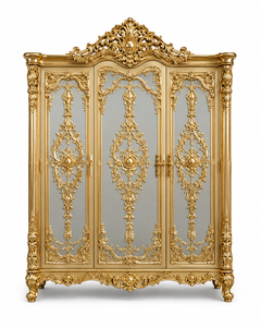 Ensemble de meubles de chambre à coucher de luxe sur mesure, ensemble de meubles de chambre à coucher pour villa de luxe, lit sculpté à la main de qualité supérieure avec commode et armoire, USA - Product Image 4