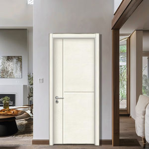 Оптовая продажа, высокое качество, бестселлер, внутренняя дверь для дома, МДФ, белая дверь, деревянная дверь для подвалов и вилл - Product Image 2