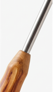 Silverware <b>Spoon</b> <b>Set</b> In Stainless Steel With <b>Wooden</b> Handle Perfect For Hotel Kitchenware And Wedding Dinnerware - Product Image 2