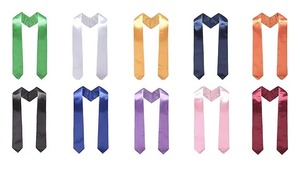 Écharpe et Froncée de Remise de Diplôme Classe de 2026 avec Nom Personnalisé 100% Polyester Accessoires Scolaires Unisexe Adulte - Product Image 5