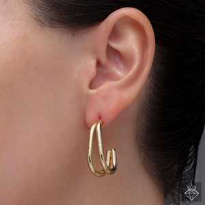 Ensemble de bijoux tendance Evergreen Boucles et cerceaux élégants PRAO Premium Collection - Product Image 4