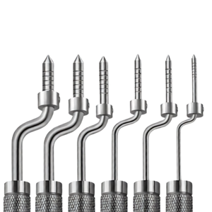 Juego de 12 Osteótomos Manuales para Separación Ósea, Puntas Rectas y Anguladas Convexas, con Tope de Ajuste Tipo L, Kit de Implantes Quirúrgicos Dentales - Product Image 6