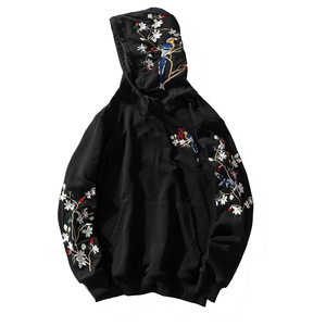 Sweats à capuche légers pour hommes, brodés, en coton mélangé, de qualité supérieure, vente en gros - Product Image 4