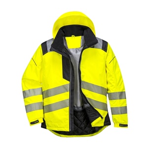 Customized High Visibility Workwear Reflective Safety Winter Waterproof Hi Vis Jacket - Product Image 1