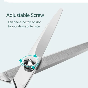 Juego de Tijeras Profesionales de Acero Inoxidable para Peluquería, con Tijeras de Entresacar, Grado A+, para Diestros, para Salones de Belleza - Product Image 4