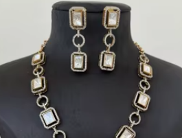 สร้อยคอเพชรแบบอเมริกันที่ทันสมัยสำหรับผู้หญิงดีไซน์เพทายประกายสำหรับงานแต่งงานงานหมั้นวันครบรอบ - Product Image 2