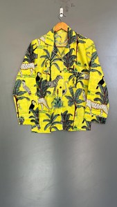 Conjunto de Pijama de Verano para Mujer con Rayas Verticales Florales, Ropa de Dormir de Algodón, Elegante Traje de Noche a Rayas, Camisa y Pantalones de Secado Rápido, Largo Completo - Product Image 2