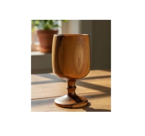 Mug en bois massif fait main, tasse à café en bois naturel, finition rustique, vaisselle écologique pour la maison, la cuisine et la salle à manger - Product Image 1