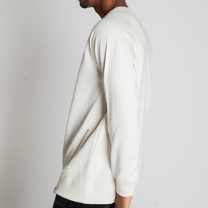 Men's <b>Hooded</b> Raglan Sleeve Sweatshirt Solid Color Zipper Detail Casual Pullover Oversized Fit <b>Fleece</b> Knitted Lined - Product Image 6