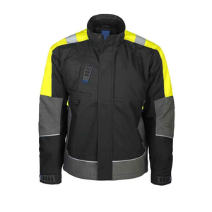High Visibility Waterproof Reflective Safety <b>Jacket</b> Men Winter <b>Work</b> Wear Industrial Heavy Duty Hi Vis <b>Construction</b> - Product Image 1