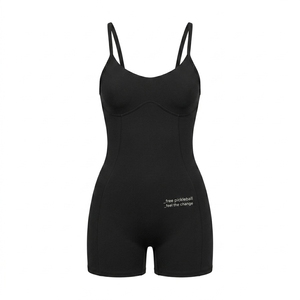 Trajes de Pickleball de Una Pieza para Mujer, Sin Espalda, Sin Tirantes, con Tirantes Finos, Ajuste de Compresión Regular, Movimiento Libre, Elástico en Cuatro Direcciones - Product Image 2