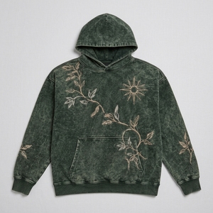 Sudadera con capucha bordada para hombre moderno, combina comodidad, calidez, tela suave y bordados finos para uso casual y actividades diarias. - Product Image 6