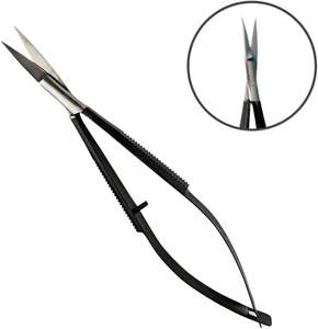 Tijeras de Acero Inoxidable Extra Afiladas con Microresorte, Pinzas para Cejas Ligeras de Punta Fina, Precio Competitivo, Nueva Llegada - Product Image 2