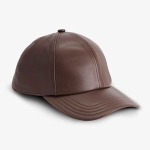 Casquette en cuir de haute qualité, design personnalisé, respirante, imperméable, unisexe, adulte, toutes saisons, confortable, vente chaude - Product Image 6