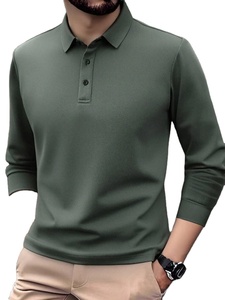 เสื้อโปโลแขนยาวสำหรับผู้ชายเสื้อโปโลแขนยาวแบบลำลอง220 - Product Image 3