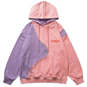 Sweat-shirt à capuche surdimensionné pour femme, col roulé, en molleton doux et épais en coton de haute qualité, personnalisable en gros - Product Image 3