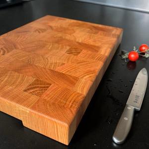 Planche à découper en bois d'acacia, finition lisse, durable, passe au lave-vaisselle, fabriquée à la main pour la cuisine, la préparation des aliments, le service et la cuisine à domicile - Product Image 2