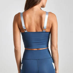 Nouveau soutien-gorge de sport pour femme, gilet de fitness rembourré extensible push-up, sous-vêtements respirants sans couture, hauts de yoga et de course - Product Image 4