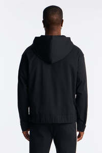 Chándal Impermeable de Nailon con Franja Lateral en Contraste, Unisex, con Logotipo Personalizado por Sublimación, Chaqueta Cortavientos con Cremallera para Exteriores y Pantalones Holgados - Product Image 4