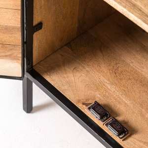 Vitrina de exhibición Vandana Maxima Cresta de metal y madera de mango - Product Image 4