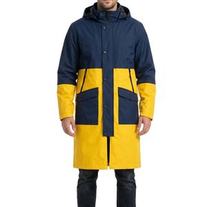 Impermeables de Alta Visibilidad, Color Amarillo Marino Bicolor, Estándar de Seguridad, Reflectantes, Profesionales, para Trabajo - Product Image 1