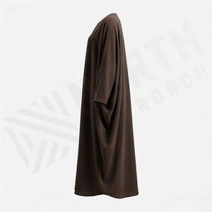 Abayas para Mujeres Musulmanas al por Mayor, Ropa Islámica Modesta para Fiestas, de Poliéster, Largo hasta el Suelo, Fabricante que Suministra Pedidos al por Mayor - Product Image 3