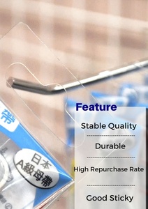 แท็บแขวนพลาสติก PET แบบมีกาวในตัว สำหรับสินค้าที่ไม่มีรูแขวน - Product Image 4