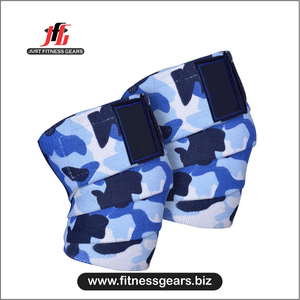 Genouillères de Compression Unisexe en Nylon et Coton Respirant avec Logo Personnalisé et Fermeture Auto-agrippante pour Haltérophilie et Cross Training - Product Image 5