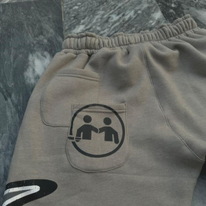Conjuntos Deportivos Personalizados de Dos Piezas para Hombre, de Invierno, Gruesos, Ecológicos, Mezcla de Poliéster/Algodón, Sudaderas con Capucha y Cordón Ajustable, Impresión Serigrafiada - Product Image 6