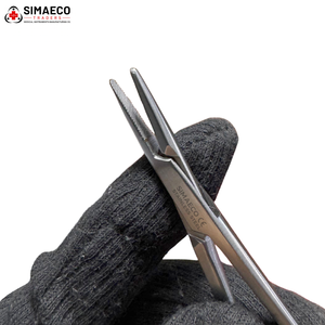 Portaagujas Halsey SIMAECO – Instrumento de sutura delicado y recto – Acero inoxidable reutilizable - Product Image 4