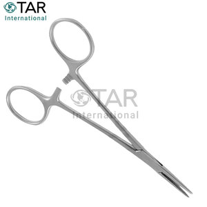 Pince hémostatique Halsted Mosquito droite 12,5 cm, instrument chirurgical en acier inoxydable pour hémostase des tissus fins - Product Image 3