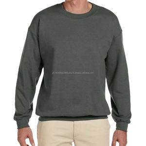 Custom Embroidered <b>Men's</b> Sweatshirt Crew Neck Polyester Cotton <b>Black</b> with 3D Print Pattern XS Size Personalized Colour - Product Image 4