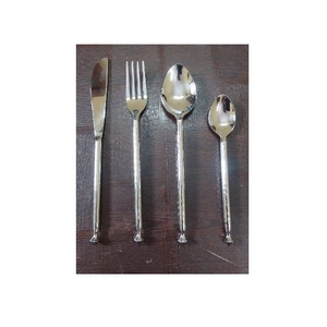 Cubiertos Desechables de Acero Inoxidable de Alta Gama con Borde Recto, Elegante Juego de Cubiertos para Restaurantes, Bodas y Regalos - Product Image 3