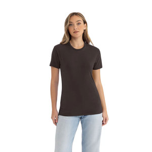 T-shirt en coton premium Next Level Apparel, couleur chocolat noir, respirant, manches courtes, doux, en coton peigné, impression personnalisée - Product Image 4