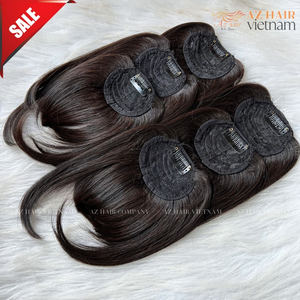 100% Raw Clip Extensiones de cabello humano 12A Remy Sedoso Onda recta Estilo natural Cabello vietnamita - Product Image 5