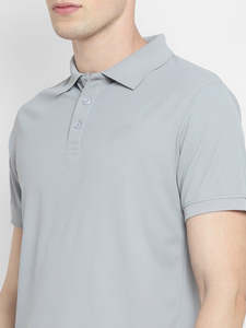 เสื้อโปโลชาย พรีเมียม โพลีเอสเตอร์ ป้องกันรังสียูวี เหมาะสำหรับกิจกรรมกลางแจ้ง ตกปลา เนื้อผ้านุ่ม ทอแบบปิเก้ เสื้อผ้าฤดูร้อน - Product Image 4