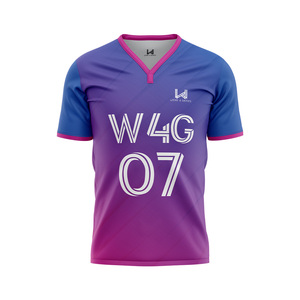 Custom <b>Men's</b> Sublimated Soccer Jersey V Neck Black Gold Dot Pattern Moisture Wicking 100% Polyester Regular Fit Football Apparel - Product Image 4