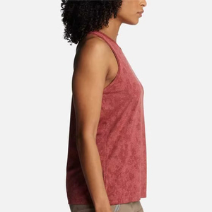 Débardeur blanc pour femme de qualité supérieure, coupe ajustée, en coton et élasthanne, pour tenue décontractée et fitness, fournisseur OEM de marques privées - Product Image 2