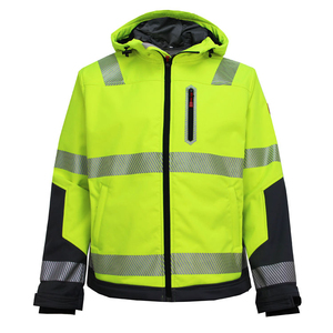 Chaqueta de Seguridad Reflectante de Alta Visibilidad Personalizada para Hombre, Chaleco de Trabajo de Alta Visibilidad con Logotipo, Servicio OEM, Personalizable - Product Image 1