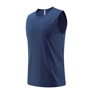 Camiseta sin mangas para hombre, estilo casual, de primera calidad, corte holgado, para gimnasio, nueva llegada, para correr, entrenamiento, camiseta deportiva para hombre. - Product Image 3